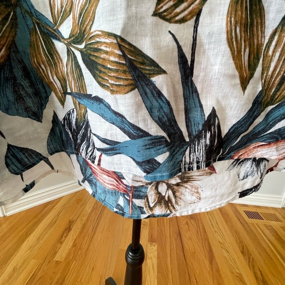 C & C California 100% LInen plus size 3X tropical resort vacation breathable - Picture 10 of 13